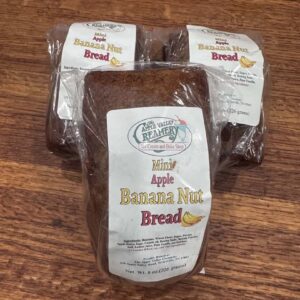 Apple Banana Nut Bread Mini Loaf
