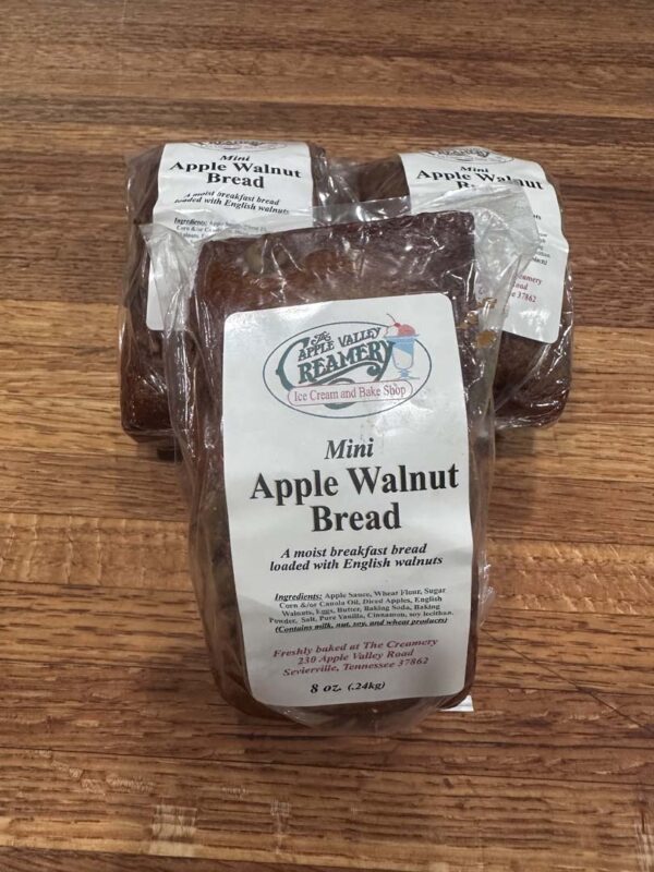 Apple Walnut Bread Mini Loaf