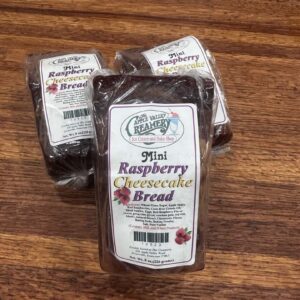 Raspberry Cheesecake Bread Mini Loaf