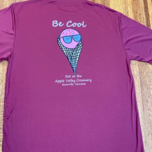 Maroon Apple Valley Creamery T-Shirt
